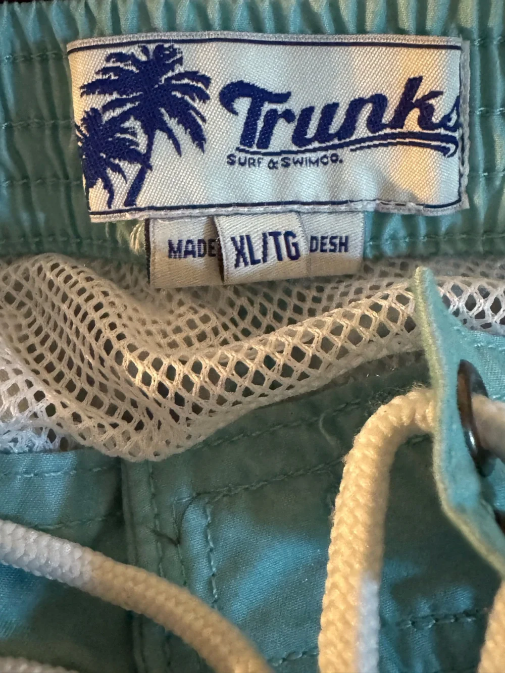Trunks Surf & Swim Co Blue Ombre Board Shorts Swim Trunks XL